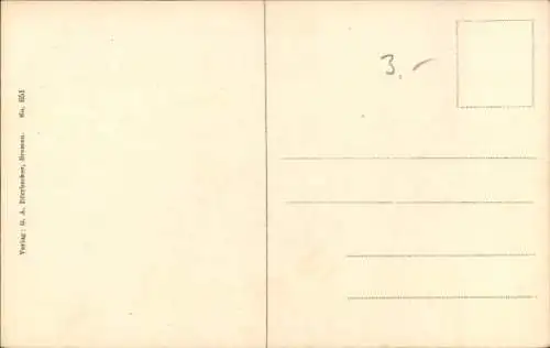 Ak Dampfschiff passiert einen Leuchtturm bei Nacht