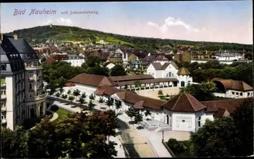 Ak Bad Nauheim in Hessen, Ortsansicht, Blick auf den Johannisberg