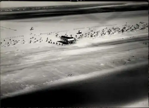 Ak Nordseebad Sankt Peter Ording, Fliegeraufnahme