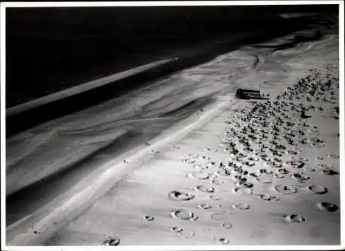 Ak Nordseebad Sankt Peter Ording, Fliegeraufnahme