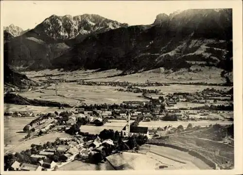 Ak Schruns in Vorarlberg, Wormser Hütte, Blick auf Schruns im Montafon