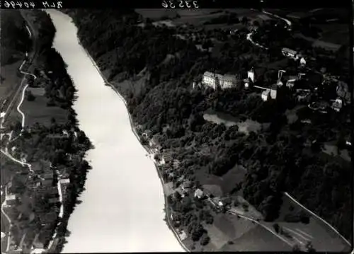 Ak Neuburg an der Donau Oberbayern,  Nelby, Donau, Schloss Neuburg