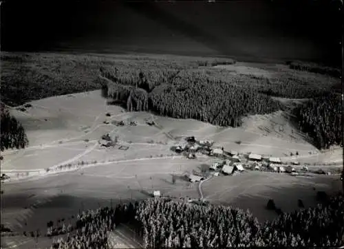 Ak Bubenbach Eisenbach im Hochschwarzwald, verschneite Landschaft mit Tannen, Häusern und eine...