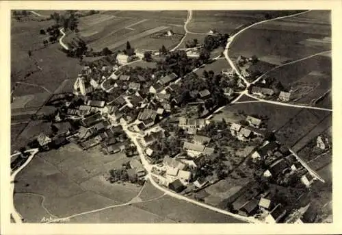 Ak Anhausen im Westerwald, Luftaufnahme
