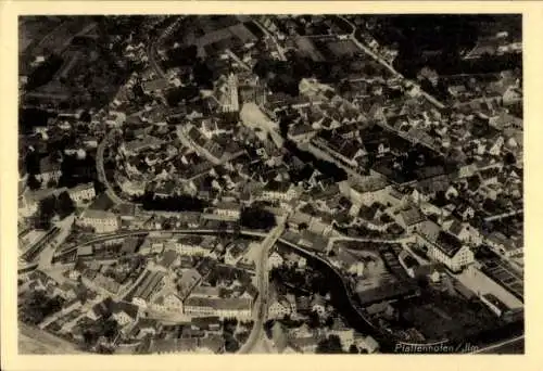 Ak Pfaffenhofen an der Ilm Oberbayern, Fliegeraufnahme