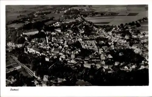 Ak Dachau in Oberbayern, Fliegeraufnahme