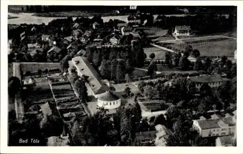 Ak Bad Tölz in Oberbayern, Fliegeraufnahme