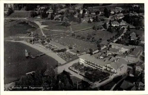 Ak Rottach Egern am Tegernsee Oberbayern, Wallberg, Fliegeraufnahme