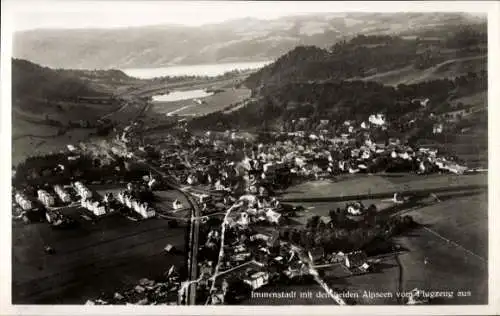Ak Immenstadt im Allgäu Schwaben, Fliegeraufnahme, Alpseen