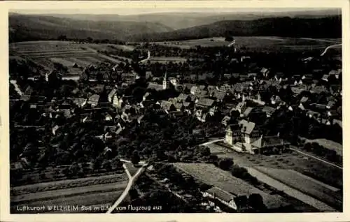 Ak Welzheim in Württemberg, Fliegeraufnahme