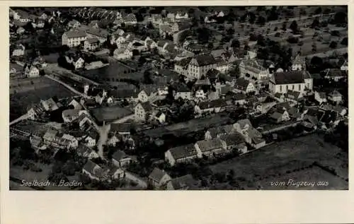 Ak Seelbach in Baden Württemberg, Fliegeraufnahme