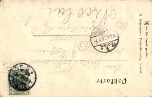 Präge Passepartout Ak Stendal in der Altmark, Winkelmanns-Denkmal