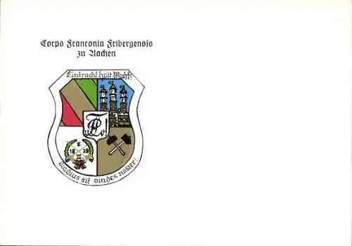 Studentika Ak Aachen, Corps Franconia Fribergensis, Corpswappen