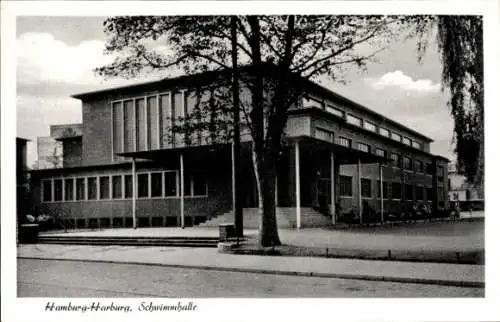 Ak Hamburg Harburg, Schwimmhalle