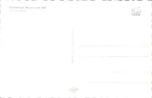 Ak Hörnum in Nordfriesland, Gesamtansicht