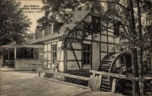 Ak Buckow Märk. Schweiz, Pritzhagener Wassermühle