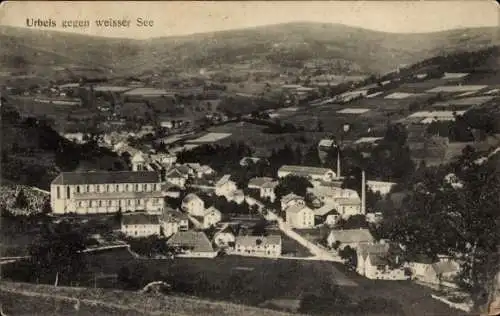 Ak Orbey Urbeis Elsass Haut Rhin, Panoramablick auf  weite Landschaft, Gebäude