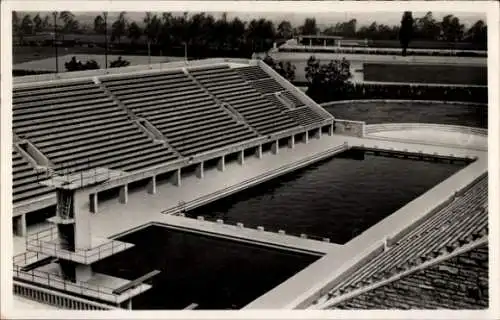 Ak Berlin Charlottenburg Westend, Reichssportfeld, Schwimmstadion