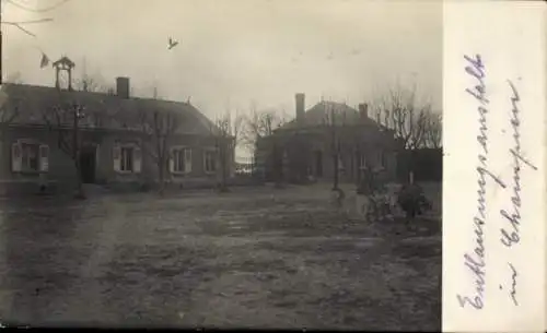 Foto Ak Frankreich, Entlausungsanstalt, I. WK