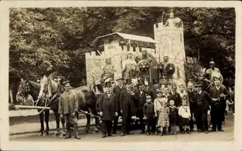 Foto Ak Römer-Feste, LXXIII nach Christus, Festzug, verkleidete Menschen