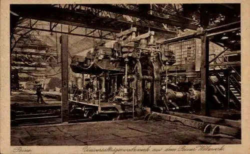 Ak Peine in Niedersachsen, Peiner Walzwerk, Universalträgerwalzwerk