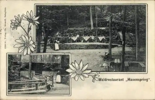 Ak Salzgitter in Niedersachsen, Waldrestaurant Hasenspring