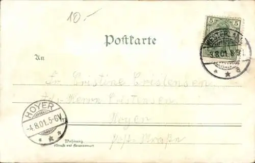 Litho Westerland auf Sylt, Strandpartie