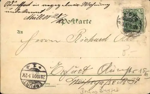 Ak Steinthaleben Kyffhäuserland in Thüringen, Kyffhäuser, Kaiser Wilhelm Denkmal, Rossla, Kelbra