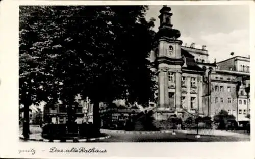 Ak Legnica Liegnitz Schlesien, altes Rathaus