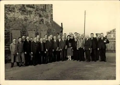 Foto Ak Freiberg in Sachsen, Gruppenbild