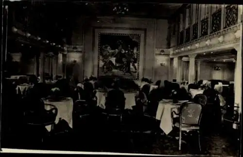 Ak HAPAG Dampfer Deutschland, Passagierschiff, Restaurant