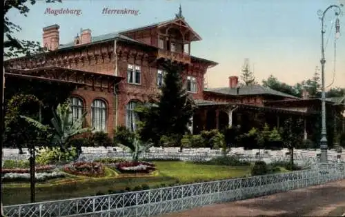 Ak Magdeburg an der Elbe, Herrenkrug