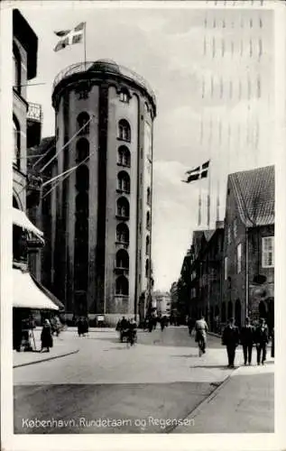 Ak København Kopenhagen Dänemark, Rundetaarn og Regensen