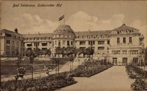 Ak Szczawno Zdrój Bad Salzbrunn Niederschlesien, Schlesischer Hof