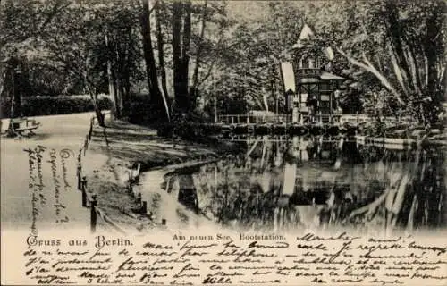Ak Berlin Mitte, Am neuen See, Bootstation