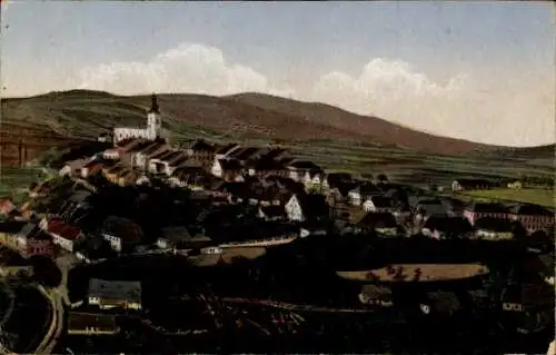 Ak Štíty Šilperk Mährisch Schildberg Region Olmütz, Gesamtansicht