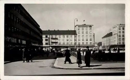 Ak Hradec Králové Königgrätz Stadt, Stadtszene, Gebäude, Straßenansicht, Ulrichovo náměstí