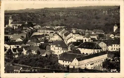 Ak Moravský Krumlov Mährisch Kromau Südmähren, Gesamtansicht