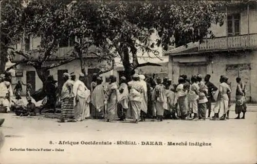 Ak Dakar Senegal, Sur le Marche, einheimischer Markt