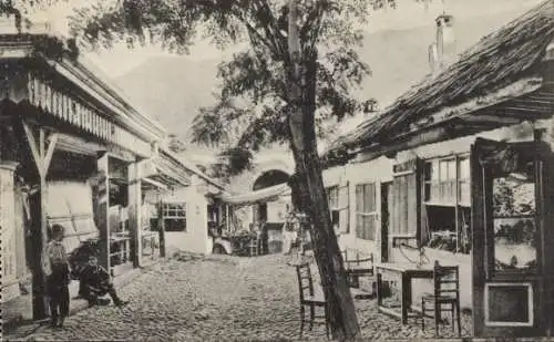 Ak Ada Kaleh Marokko, Basar, Straßenansicht