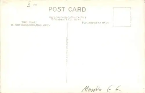 Ak Aden Jemen, Postamt, Bucht, Schiffe, Landschaft, historische Ansicht