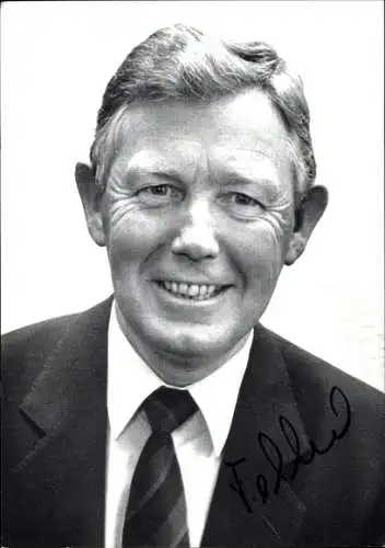 Foto Politiker Friedhelm van den Mond, Oberbürgermeister der Stadt Oberhausen, Autogramm