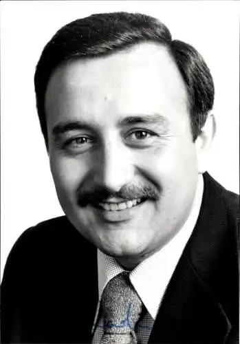 Foto Politiker Peter Radunski, CDU, Autogramm