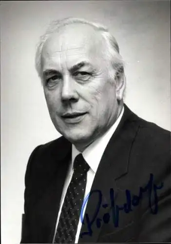 Foto Politiker Detlev Prößdorf, Oberbürgermeister der Stadt Kehl, Autogramm