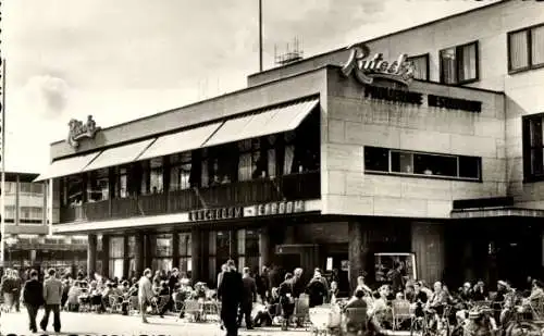 Ak Rotterdam Südholland Niederlande, Ruteck's Restaurant, Lijnbaan