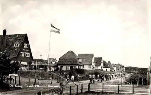 Ak De Koog Texel Nordholland Niederlande, Minister Ruijsweg