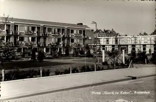 Ak Rotterdam Südholland Niederlande, Huize 'Gerrit de Koker', Wohngebäude, Stadtansicht