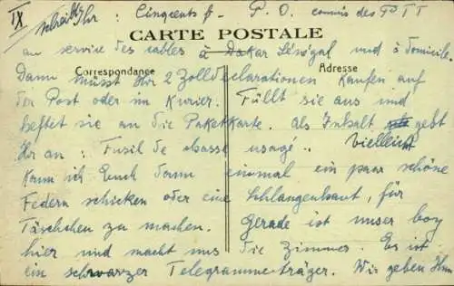 Ak Dakar Senegal, Boulevard Pinet Laprade, Post