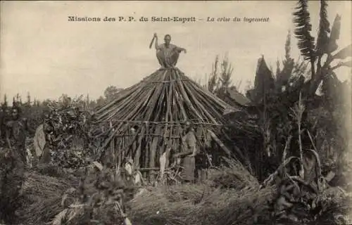 Ak Wohnungskrise in Afrika