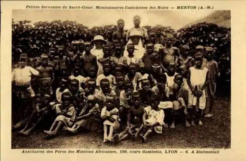 Ak Kleine Diener des Heiligen Herzens, Missionskatecheten in Afrika